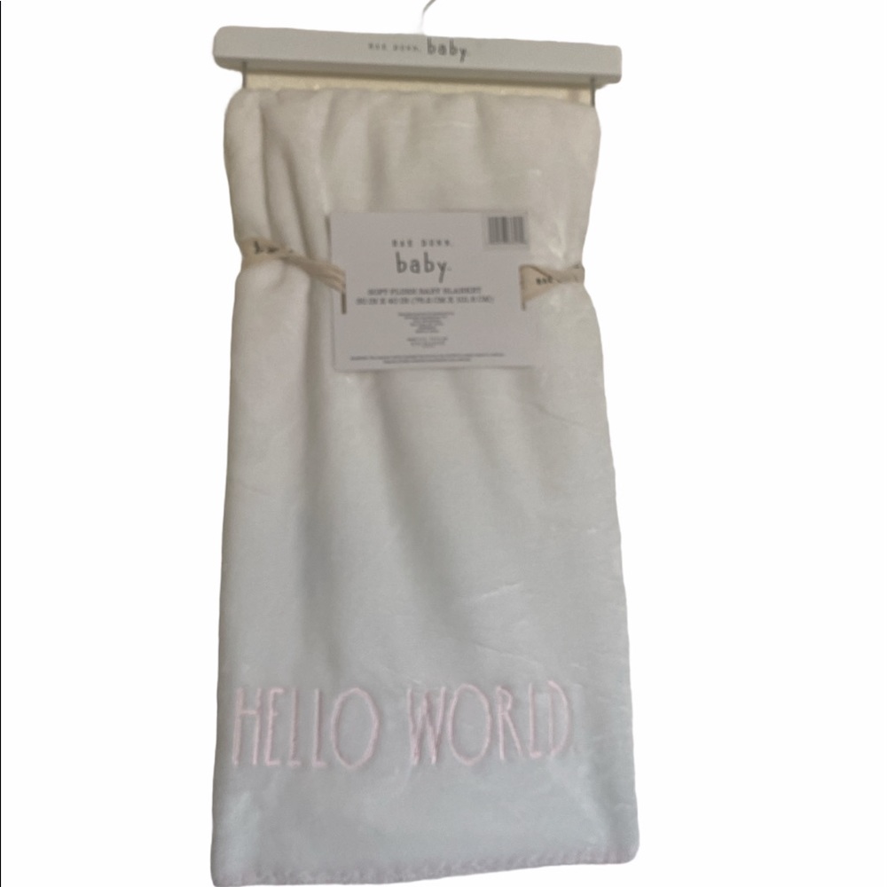 Rae Dunn baby blanket